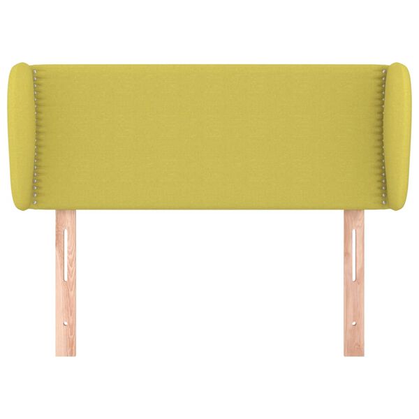 vidaXL T&ecirc;te de lit avec oreilles Vert 93x23x78/88 cm Tissu