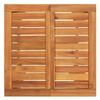 vidaXL Ensemble de bar de jardin 3 pcs noir bois massif acacia rotin