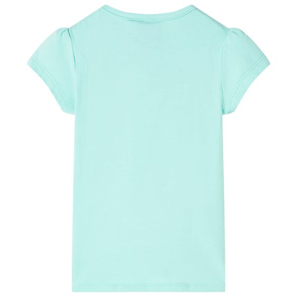 T-shirt pour enfants menthe claire 128