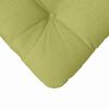 vidaXL Coussins de si&egrave;ge 4 pcs Vert clair 40 x 40 x 12 cm tissu