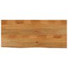 vidaXL Dessus de table &agrave; bord vivant 140x60x2,5cm bois massif manguier