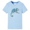 vidaXL T-shirt pour enfants avec manches courtes bleu clair 104