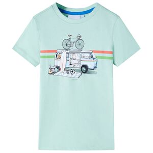 T-shirt pour enfants menthe claire 104