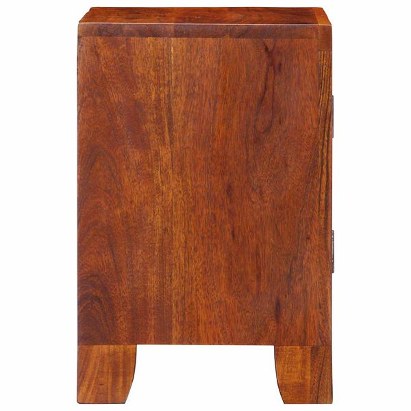 vidaXL Table de chevet 2 pcs 40x30x45 cm bois d'acacia massif