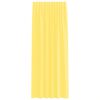 vidaXL Rideaux en voile avec passe-tringles 2 pcs jaune