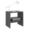 vidaXL Tables de chevet 2 pcs Gris 40x30,5x40 cm Bois de pin massif