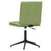 vidaXL Chaise de salle &agrave; manger Vert clair Velours