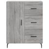 vidaXL Buffet sonoma gris 69,5x34x90 cm bois d'ing&eacute;nierie
