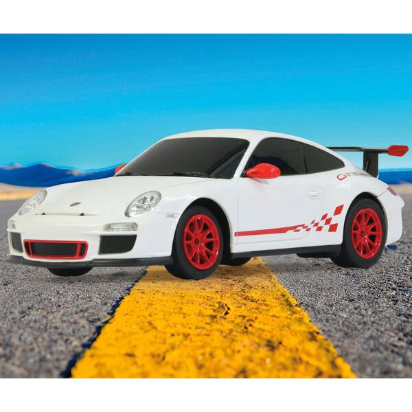 JAMARA Voiture t&eacute;l&eacute;command&eacute;e Porsche GT3 RS 1:24 Blanc
