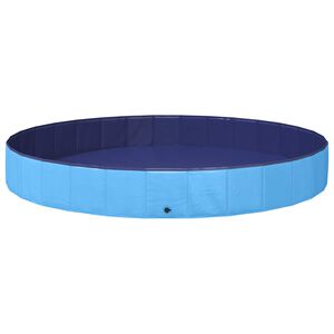 vidaXL Piscine pour Chien Bleu &Oslash;300 x 38 cm PVC &eacute;pais