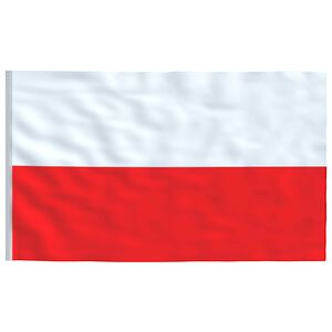 vidaXL Drapeau Pologne 90x150 cm