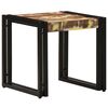 vidaXL Table basse Multicolore 40 x 40 x 38 cm Bois Recycl&eacute; Solide