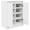 vidaXL Armoire à chaussures blanc 57x34x76 cm bois d'ingénierie
