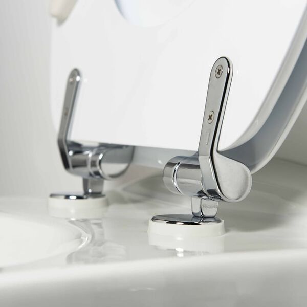 Tiger Abattant WC à fermeture en douceur Reno MDF Blanc 252350646