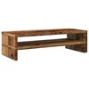 vidaXL Support de moniteur vieux bois 54x22x15 cm bois d'ingénierie