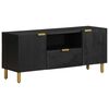 vidaXL Meuble TV noir 105x33x46 cm bois d'ing&eacute;nierie