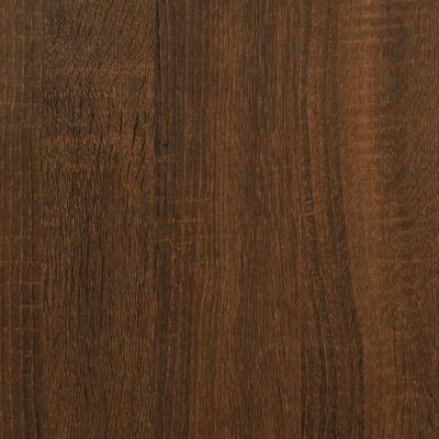 vidaXL Table de chevet chêne marron 43x36x50 cm