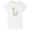 T-shirt pour enfants &eacute;cru 140
