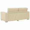 vidaXL Canap&eacute; Cr&egrave;me 180 x 80 x 84 cm tissu
