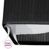 vidaXL Panier à linge avec 2 sections bambou noir 100 L