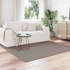 vidaXL Tapis de surface Carr&eacute; LUGO Taupe 120 x 120 cm Polyester