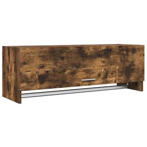 vidaXL Garde-robe Ch&ecirc;ne fum&eacute; 100x32,5x35 cm Bois d'ing&eacute;nierie