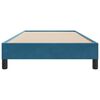 vidaXL Cadre de lit sans matelas bleu fonc&eacute; 90x220 cm velours