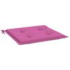 vidaXL Coussins de chaise de jardin lot de 6 rose 40x40x4 cm tissu