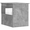 vidaXL Meuble de cage pour chiens gris b&eacute;ton 55x75x65 cm