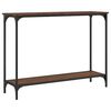 vidaXL Table console chêne marron 101x30,5x75 cm bois d'ingénierie