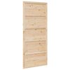 vidaXL Porte de grange Naturel 90 x 2,5 x 208 cm Bois de pin massif