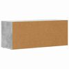 vidaXL Meuble TV Gris b&eacute;ton 100 x 35 x 40 cm Bois d'ing&eacute;nierie