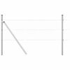 vidaXL Poteau de cl&ocirc;ture. Argent&eacute; 50 x 0,5 m (maillage 36 mm) Acier