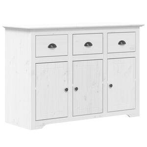 vidaXL Buffet BODO blanc 115,5x44x80 cm bois massif de pin