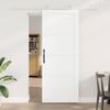 vidaXL Porte coulissante ORKDAL Blanc 83 x 211 cm Pin massif