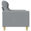 vidaXL Fauteuil Gris clair 60 cm Tissu