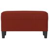 vidaXL Banc Rouge bordeaux 70x35x41 cm Similicuir