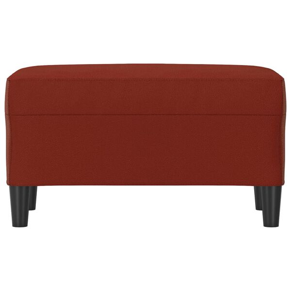 vidaXL Banc Rouge bordeaux 70x35x41 cm Similicuir
