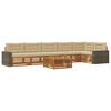 vidaXL Ensemble de canap&eacute;s d'ext&eacute;rieur 7 pcs Naturel et Beige