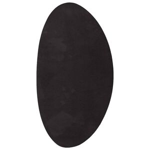 vidaXL Tapis HUARTE Noir 80 x 150 cm Polyester