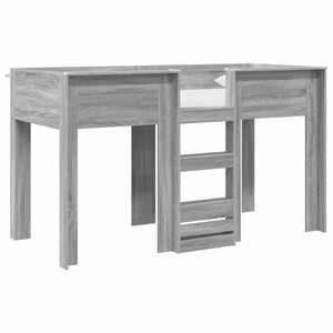 vidaXL Lit Superpos&eacute; pour Enfants Gris Sonoma 75 x 190 cm