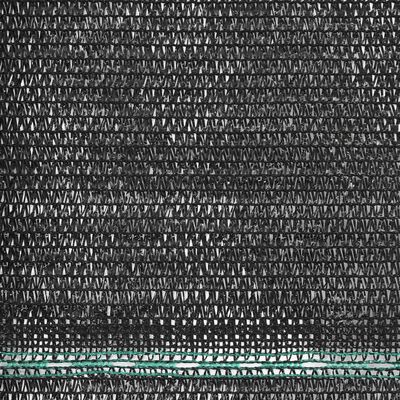 vidaXL Clôture de tennis PEHD 1,4 x 50 m Noir