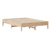 vidaXL Cadre de lit sans matelas 150x200 cm bois de pin massif