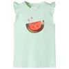 T-shirt enfants avec manches &agrave; volants 128