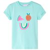 T-shirt pour enfants menthe clair 104