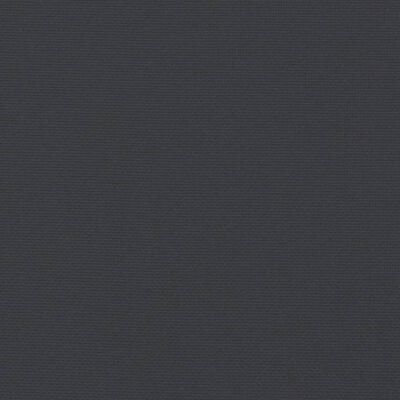 vidaXL Coussin de banc de jardin noir 110x50x7 cm tissu oxford
