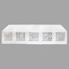 vidaXL Tente de r&eacute;ception 10 x 5 m Blanc