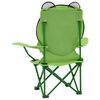 vidaXL Chaises de jardin pour enfants lot de 2 Vert Tissu
