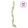 vidaXL Guirlandes de fleurs de Noël 6 pcs violet 200 cm