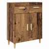 vidaXL Haut Armoire Bois Ancien 69,5 x 32,5 x 180 cm Bois d'ing&eacute;nierie